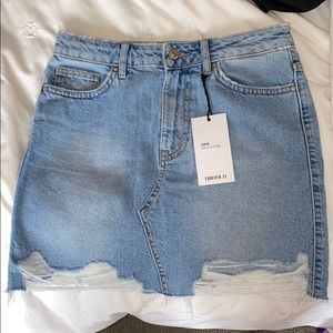 Forever 21 Light Denim Skirt